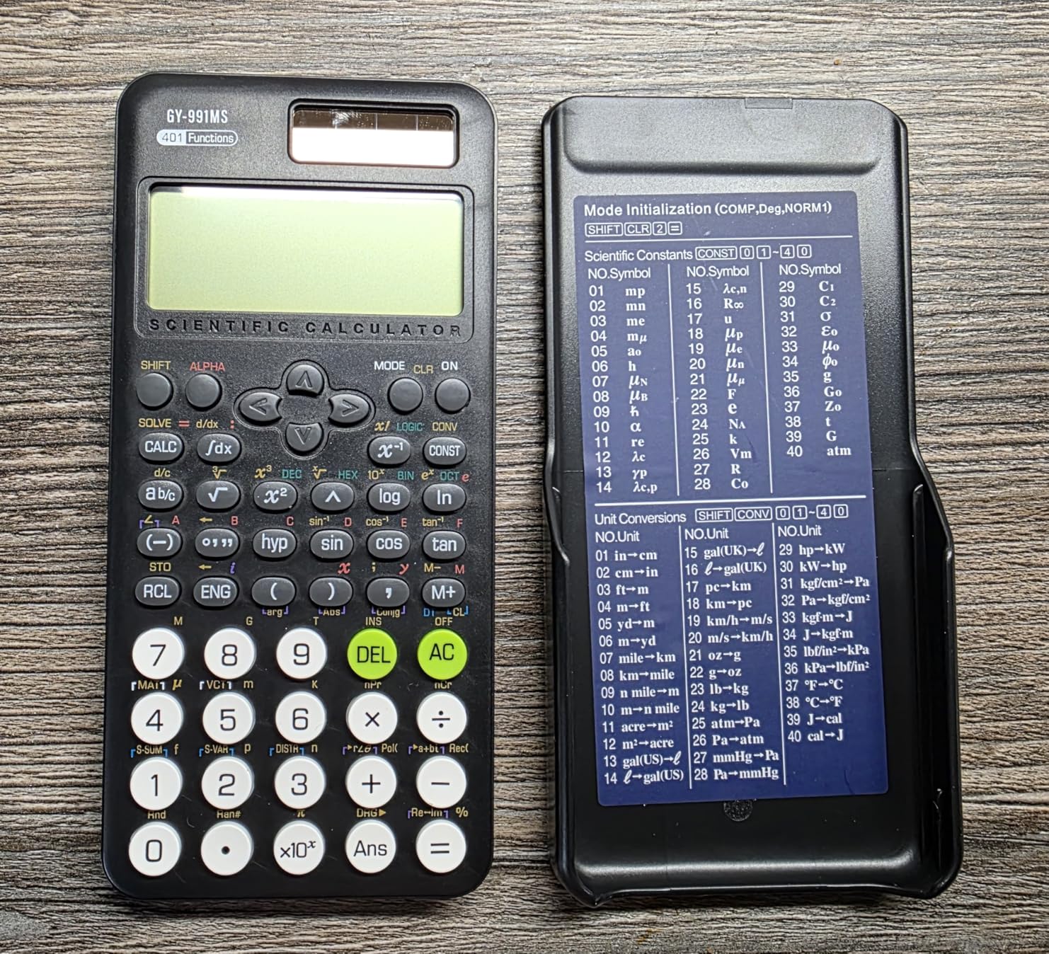 Scientific Calculator For Secondary School - Wissenschaftlicher Rechner für die Schule, 991