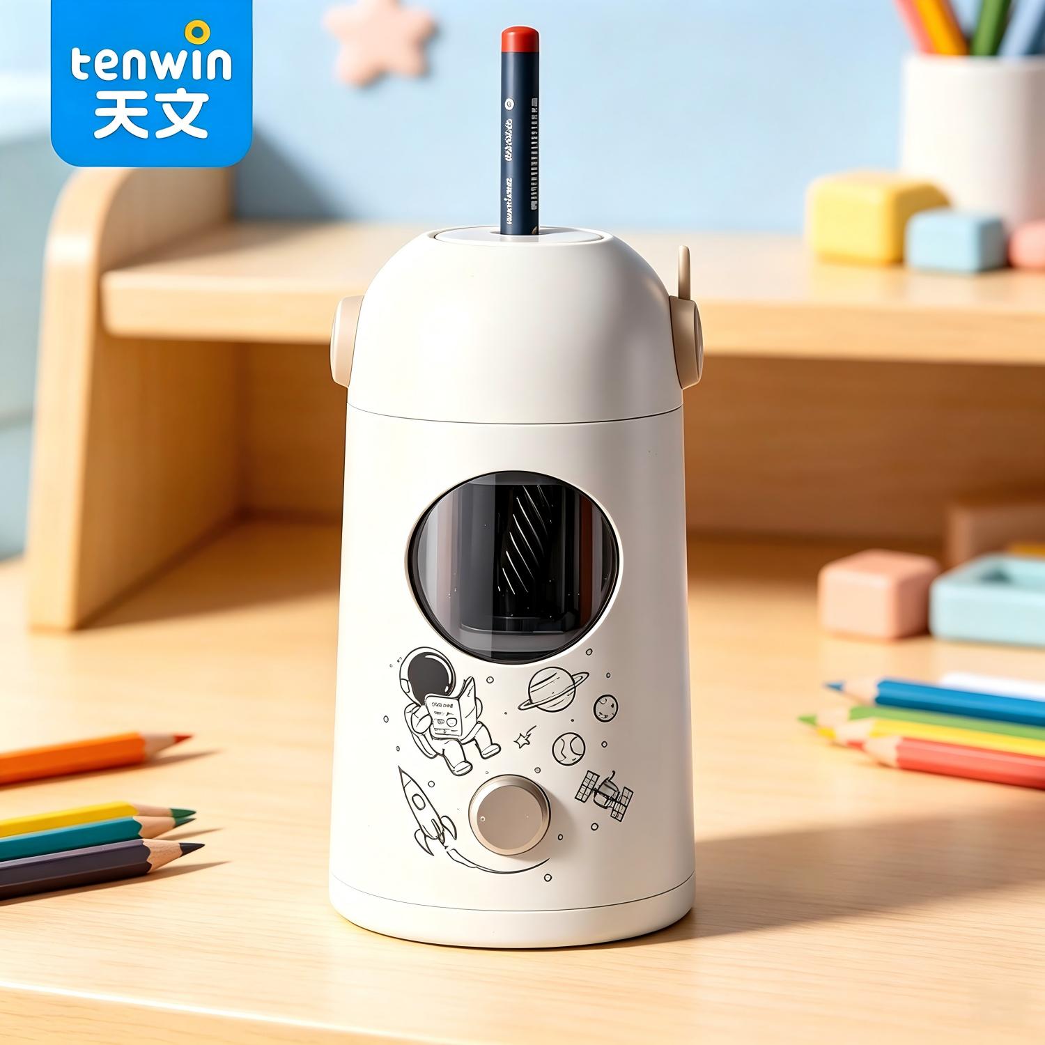 Electric Pencil Sharpener Usb - Tenwin Automatischer Elektrischer Bleistiftspitzer, Kompatibel mit