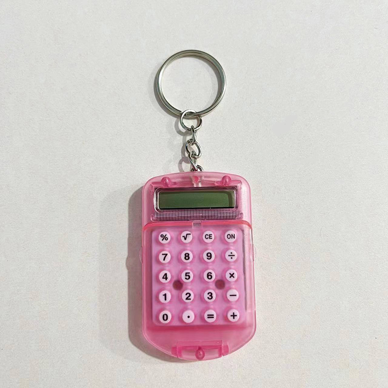 Scientific Calculator For Secondary School - Mini-Rechner mit transparentem Flip-Cover, praktischer tragbarer
