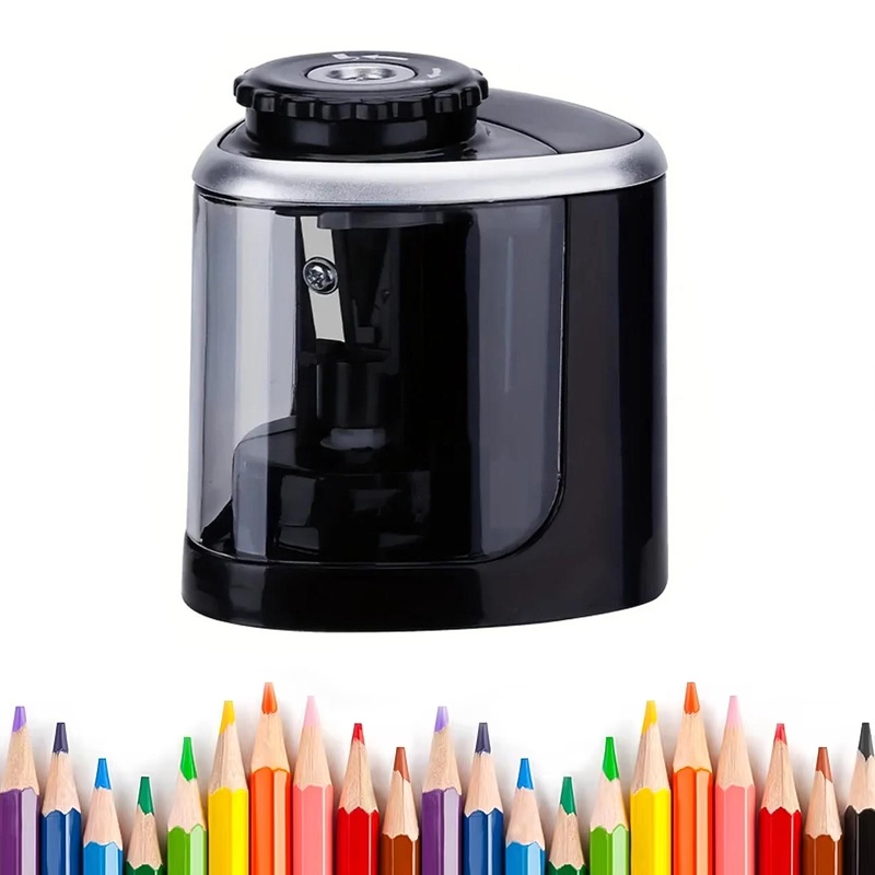 Electric Pencil Sharpener Usb - Elektrischer Desktop-Bleistiftspitzer, automatischer 6–8 mm Bleistiftschneider,