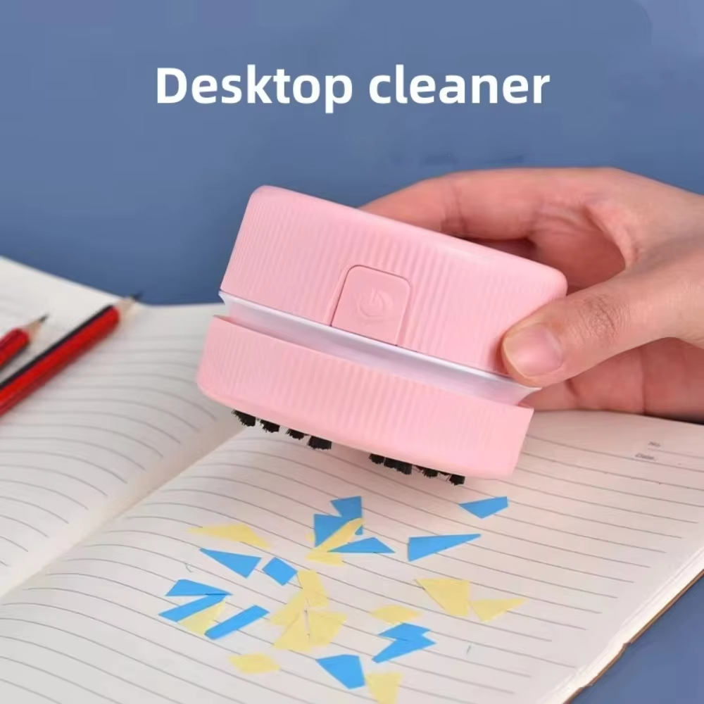 Mini Desktop Vacuum Cleaner For Eraser Dust - Mini-Schreibtischstaubsauger, tragbarer Tischreiniger für Krümel/Papier/Radiergummi-Abfälle, batteriebetrieben