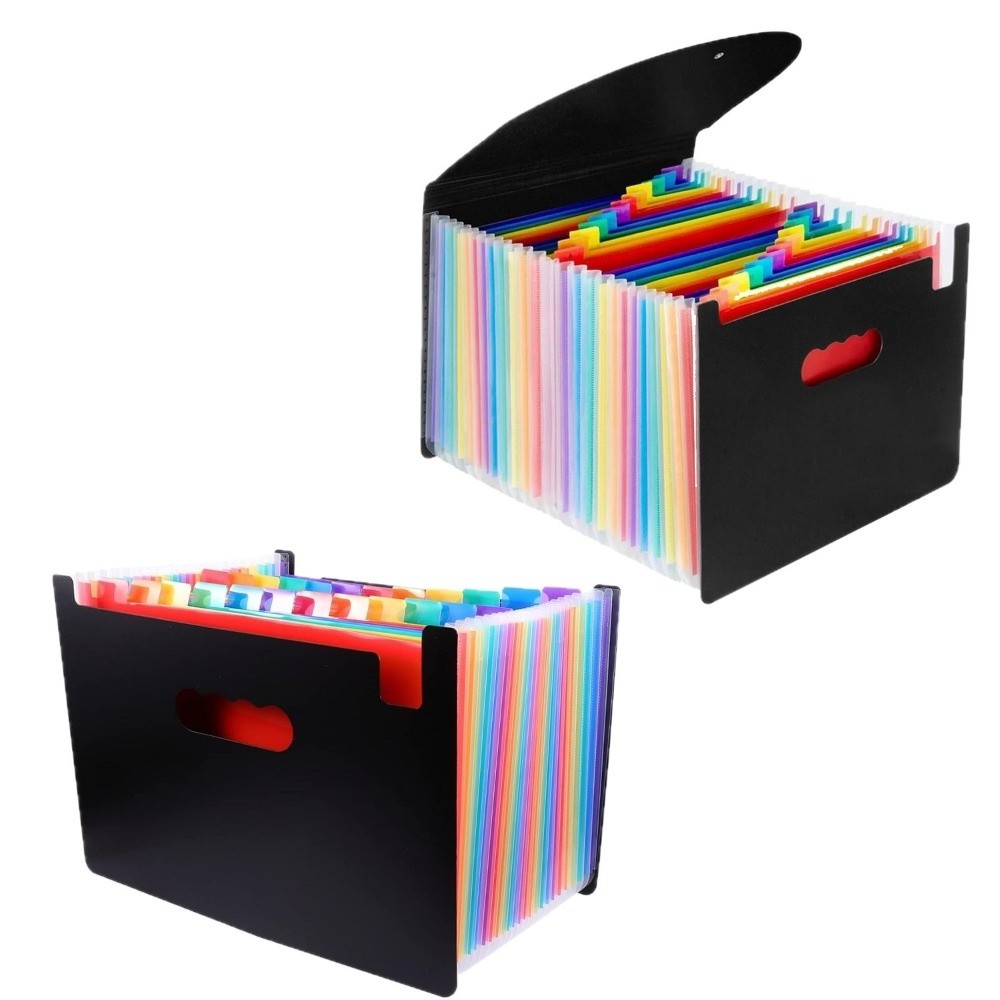 Vielseitige 13/25-Fächer-Akten – Expandable Accordion File Folder 13 Pockets Bewertung und Preis