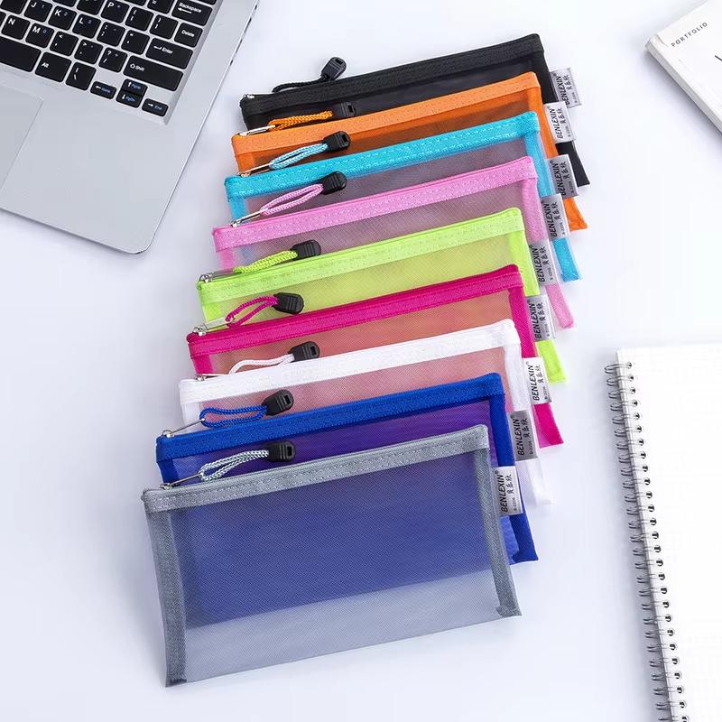 NEUE Langlebige Transparente N – Clear Mesh Pencil Pouch For Exam Bewertung und Preis