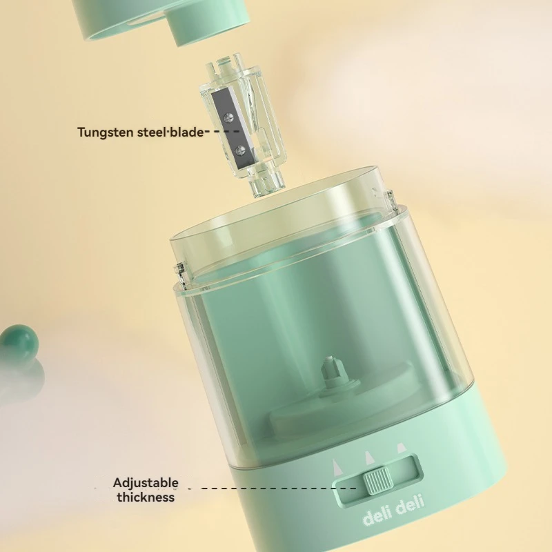 Deli VA3 Grüner USB-Akku, Dual – Electric Pencil Sharpener Usb Bewertung und Preis