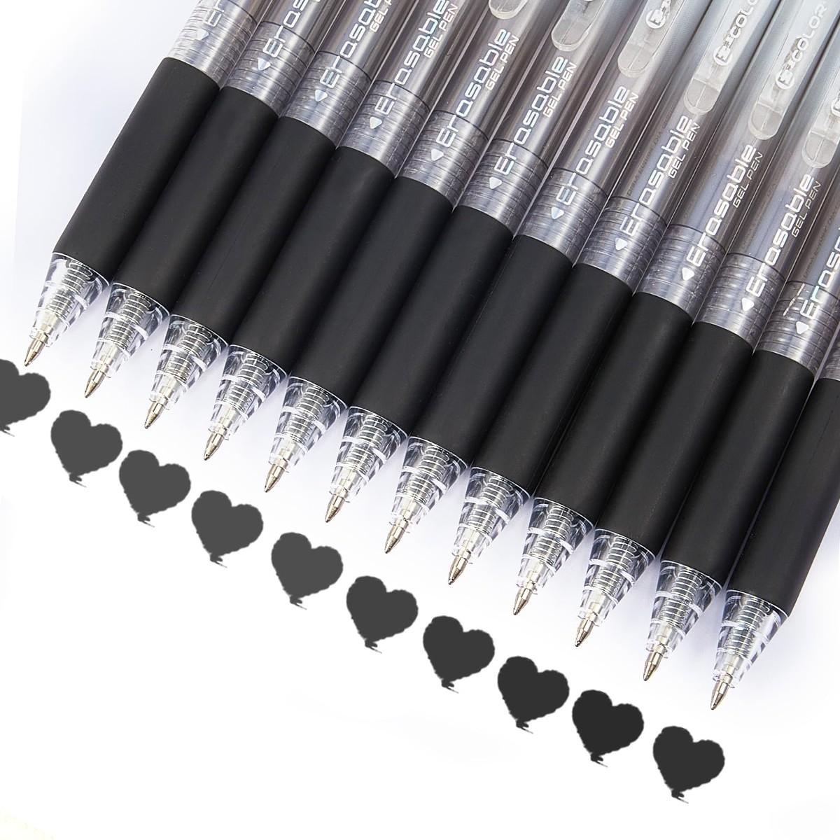 12er-Pack 0,7-mm-Radierbare-Ge – Retractable Eraser Pen Click Bewertung und Preis
