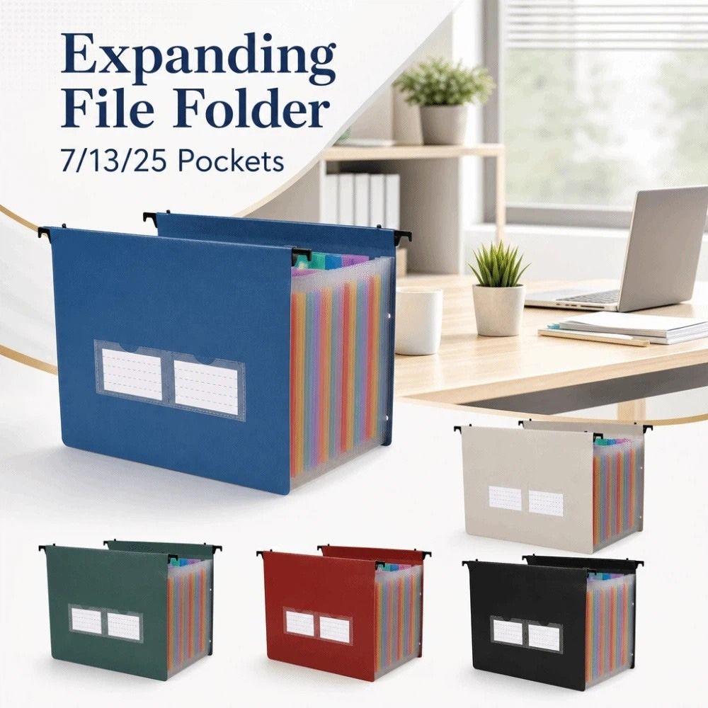 Erweiterbare Aktenmappe mit 7/ – Expandable Accordion File Folder 13 Pockets Bewertung und Preis