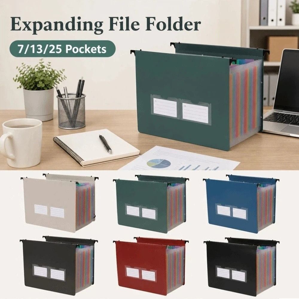 Erweiterbare Aktenmappe mit 7/ – Expandable Accordion File Folder 13 Pockets Bewertung und Preis