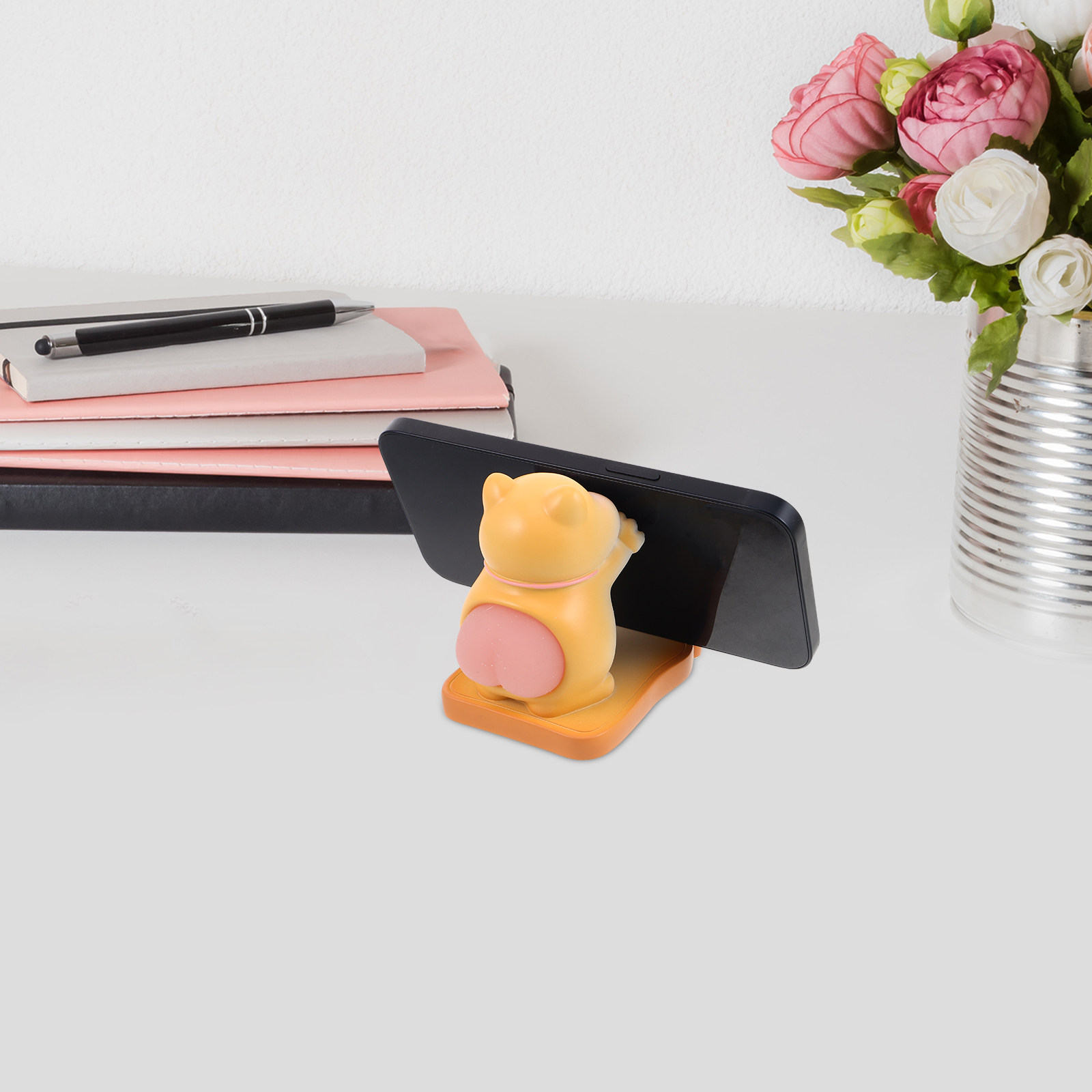 Niedlicher Katzen-Handyhalter  – Desk Accessories Bewertung und Preis