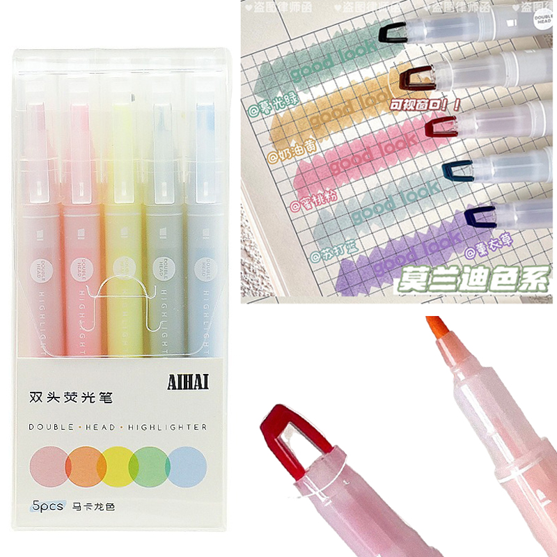 5-25 Farben/Set Doppelseitiger – Pastel Highlighter Set Double Ended Bewertung und Preis